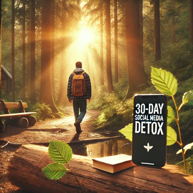 DALL·E 2024-10-04 09.06.54 - Aesthetic image representing a 30-day social media detox